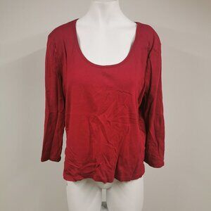 𝅺Chaps Button  Sleeve Top